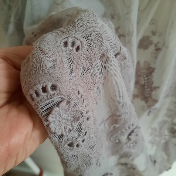 Gretty Zueger Alpaca Lace Katari Shrug Cardigan L - Picture 7 of 16